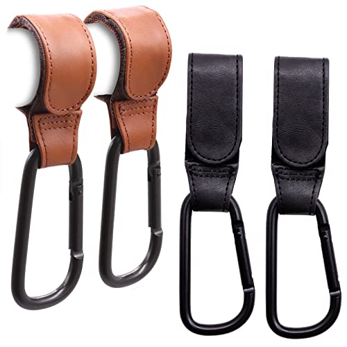 Ganchos Carrito Bebé, 4 Piezas de Gancho Para Colgar Cochecito, Gancho Carrito Bebe, Pinzas...