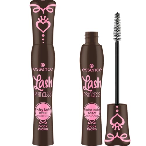 Image of essence Lash Princess False Lash Effect Mascara Brown (Pack of 2) | Intense Volume, Length & Definition, Deep Brown Color, Vegan, Cruelty Free & Paraben Free