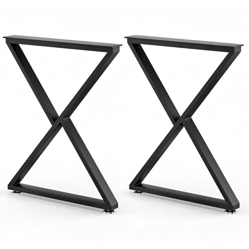 Heavy Duty Z Shape Metal Table Legs, Replacement Legs for Dining Table