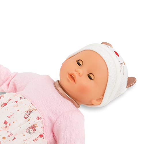 Corolle - Margot Enchanted Winter - Mon Premier Poupon Bebe Calin 12' Baby Doll, Pink/White, 12 inches