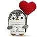 ZIENZENGYA Ich Liebe Dich Geschenke für Frauen, Jahrestag Geschenk für Sie Ihn, Partner Geschenke für Freundin, Valentinstagsgeschenk, Pinguin Pocket Hug, Hochzeitstag