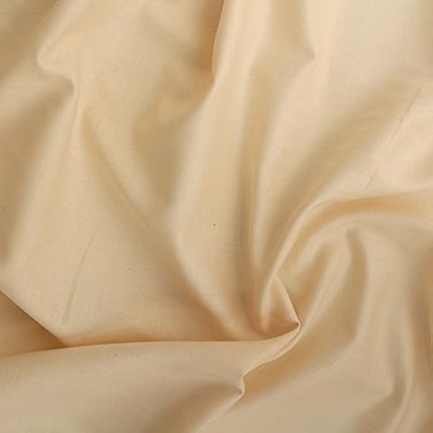 100% Cotton Cream Sateen Curtain Lining Fabric Cover