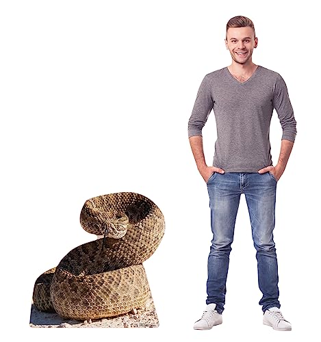 Image of Cardboard People Rattlesnake Life Size Cardboard Cutout Standup - Made in USA