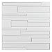 Art3d White Wall Panels Brick Design 3D Wall Panels, White, 12 Tiles 32 Sq Ft