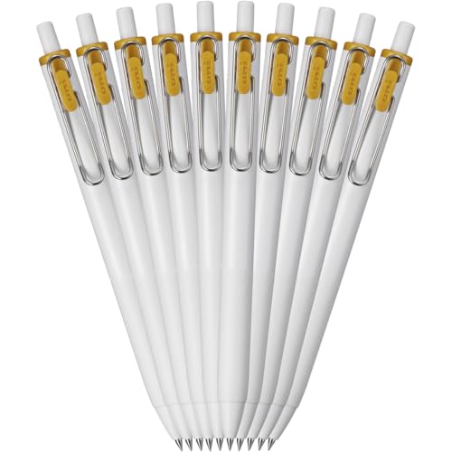 Bolígrafo Mitsubishi Pencil Uni-Ball One Gel 0.5 Oro 10 pcs