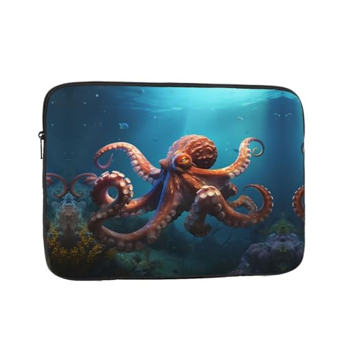 Funda para Laptop Mujer Animal Océano Pulpo 10 Pulgadas miniatura 1