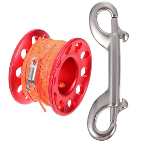 Bobine de plongée à doigt Veemoon, guide de 15m pour spéléo et snorkeling sûr