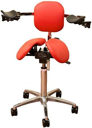Salli ErgoRest Multiadjuster Split Saddle Stool Medical Dental Office and Sonographer 10 Yrs Warranty Finland Made