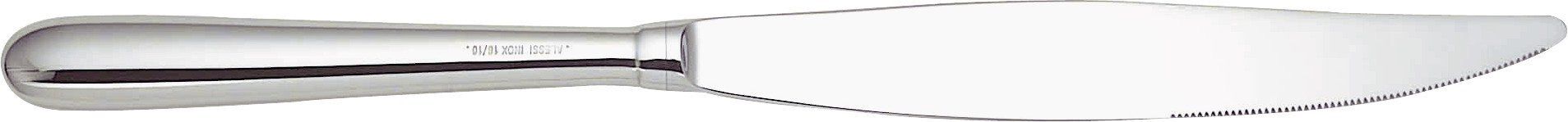 Alessi LCD01/6M Caccia Dessertmesser 6 Stück Monoblock, Edelstahl glänzend poliert