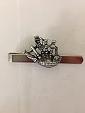 Krawattennadel mit Dudelsack-Emblem aus englischem Zinn (R43)