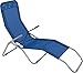 Linea Garden Friend Sdraio Formentera Basculante in Acciaio E Textilene, 450 Gr/M², Colore Blu, 140 X 57 X 96 Cm immagine