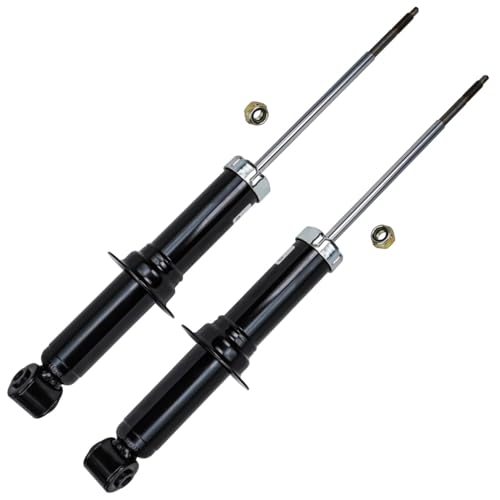 Image of Detroit Axle - Front Steering Knuckles and Wheel Hub Bearings Struts w /Coil Spring Rear Shock Absorbers Sway Bars Replacement for Rear Drum 2007-2009 Dodge Caliber 2.0L