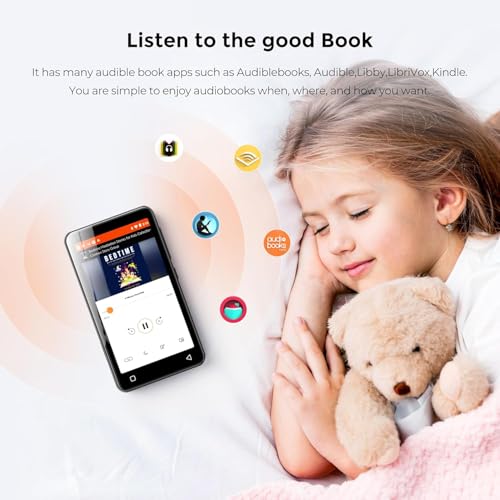 Image of INNIOASIS MP3 Music Player with Bluetooth and WiFi, 160GB Music Player Pocket with Spotify,Pandora,Amazon Music,4 inch Touch Screen Android MP4 MP3 Player for Kid Black
