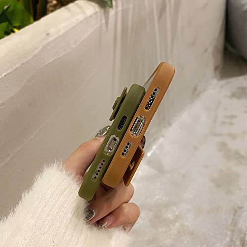 Coque silicone iPhone XS Max marron bracelet couleur unie