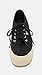 Superga womens 2790 Acotw Platform Fashion Sneaker, Black, 9.5 US