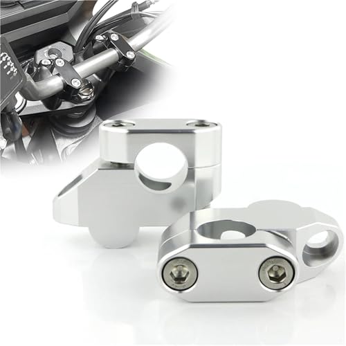 Rehausseurs de guidon 22 mm Yamaha FZ6R et FZS1000 en alliage aéronautique usiné