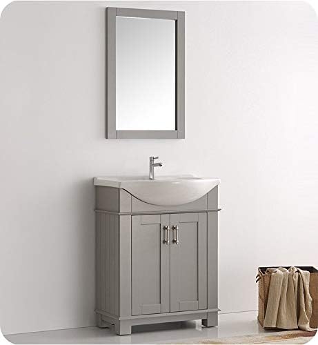 Fresca Hartford 30 Gray Traditional Bathroom Vanity With Sink Combo Faucet Not Included Amazon Com