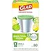 Glad Small Trash Bags 4 Gallon, Febreze Sweet Citron & Lime Garbage Bags, Odor Resistant with Drawstring, 80 Count