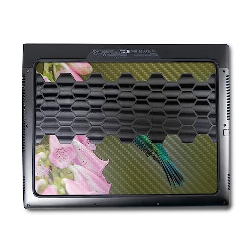 Image of MightySkins Carbon Fiber Skin Compatible with Alienware M18 R1 (2023) Full Wrap Kit - Hummingbird | Protective, Durable Textured Carbon Fiber Finish | Easy to Apply & Change Styles | Made in The USA