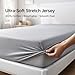 Family Bedding Cotton Jersey Single Bed Fitted Sheet, 100 cm x 200 cm, Navy