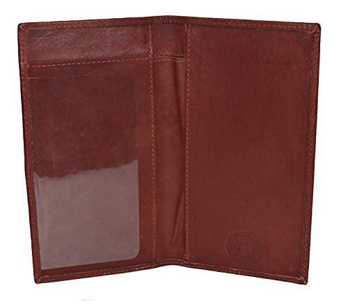 LeatherBoss Plain Checkbook Cover4