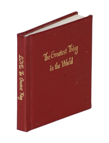 The Greatest Thing in the World and Other Addre... B000KD5426 Book Cover