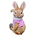 PHNAM Garden Sculpture,Collectible Resin Garden Rabbit Hanging Sculpture,Fairy Garden Resin Statue, The Best Gift for Garden Decoration