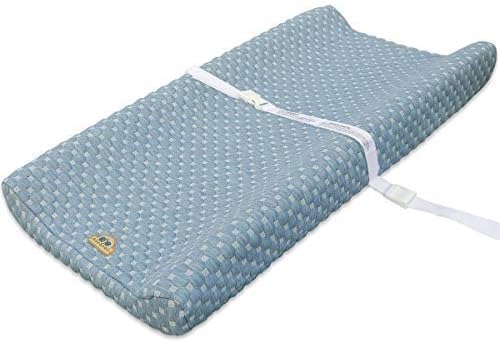 Super Soft and Comfy Bamboo Changing Pad Cover for Baby by BlueSnail (Blue)