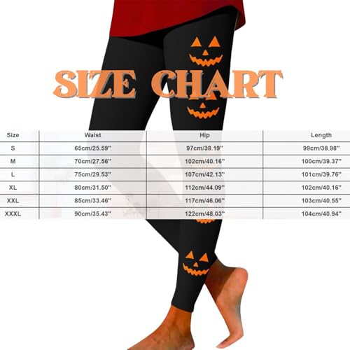 Halloween Leggings for Women Buttery Soft Stretchy Pumpkin Printed Pajamas Pants High Waisted Tummy Control Yoga Pant4