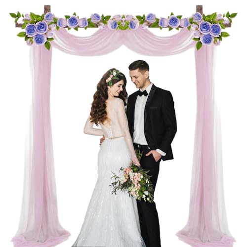 Hochzeits 7m Hochzeitsbogen Tüllstoff, Hochzeitsbogen Traubogen Vorhang,...