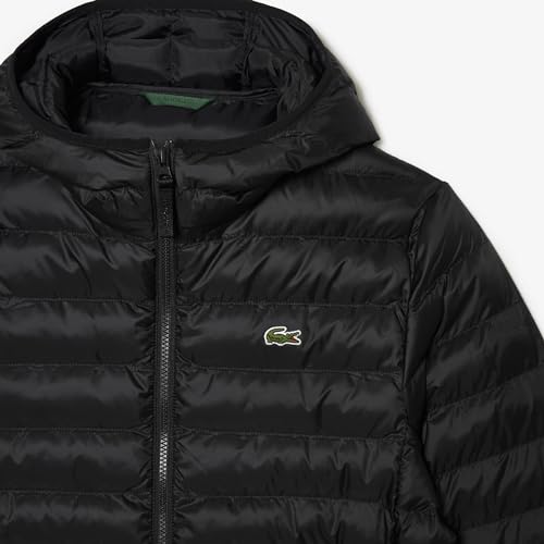Image of Lacoste mens Quilted Hooded Puffed Jacket