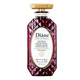 Moist Diane Thickening Conditioner for Men, Dry Itchy Scalp Treatment by Keratin, Ginseng Root & Protein, Argan Oil Conditioner for Women from Japan, 15.2 Fl Oz, EXTRA HAIR FALL CONTROL