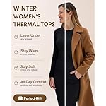 CL convallaria 1 2 4 Pack Women's Thermal Underwear Tops, Women Fleece Lined Long Sleeve Baselayer Shirt for Winter - Image 3
