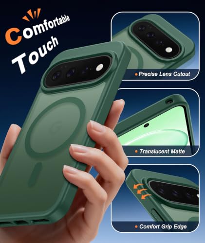 Image of FNTCASE for Google Pixel 11 Pro XL Case Green: Compatible with MagSafe