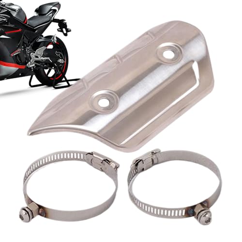 Escudo anti calor para tubo de escape de moto ideal para tus viajes y conducción diaria