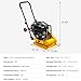 7HP Plate Compactor, Soil Compactor Machine Concrete Tools, 212CC Gas Engine& a Compaction Force of 4200 Lbs, Plate Jumping Jack Tamper, Operates At 5600 VPM, for Asphalt and Paver Landscaping Tasks