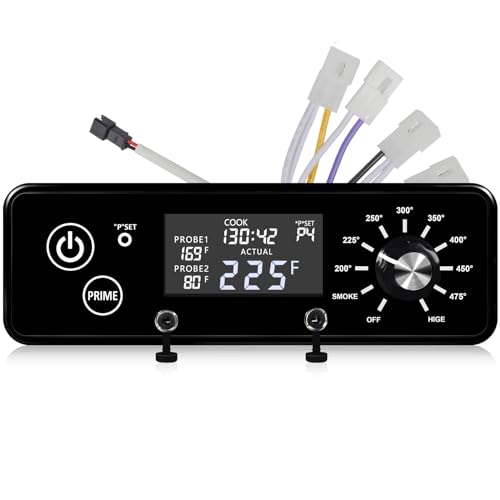 AC03P9 PB1100PS1 Control Board, Compatible with Pit Boss 1100PS1, PB820, Pro 1100, 550 Navigator, PB440D2, PB1150G, PB850G and PB550G Wood Pellet Grill/Smoker, Control Panel with LCD Display