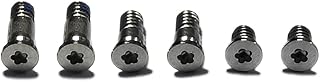 ICTION New Bottom Case Screws (Pentalobe P5) 6 pcs Replacement for MacBook Pro 13" A1708 A2159 A2338 2016-2020 Year (Space Gray)