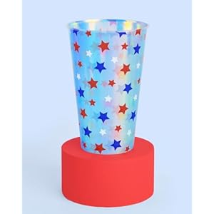 Xofettifourthofjulypartydecorationsiridescentplasticcups16disposable16ozcupsusapartyfavorsamericanflagpartysupplies4thofjulydecorationsredwhiteandbluedecor Urban Country Home Decor Xo fetti fourth of july party decorations iridescent plastic cups 16 disposable 16 oz cups usa party favors american flag party supplies 4th of july decorations red white and blue decor urban country home decor