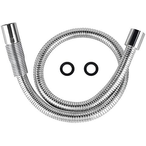 TNROTED 38 Inch Pre Rinse Sprayer Hose Replacement Kit, Flexible Stainless Commercial Pre Rinse Faucet Hose for Kitchen Dish Sink Faucet Cover
