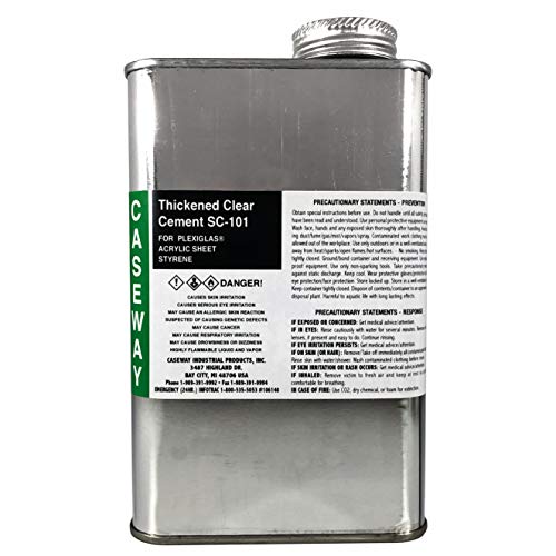 SC-101 Thickened Acrylic Solvent Cement - Quart (32 fl oz)