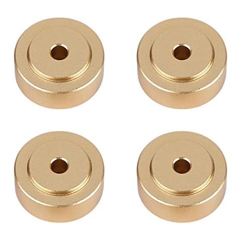 Vbestlife 4PCS 20 * 8mm Almohadillas de Amplificador de aleación de Aluminio Pies Altavoces de Amortiguador Pies de pie Cover