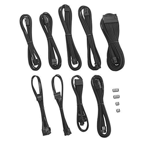 CableMod RT-Series Pro ModFlex Sleeved Cable Kit for ASUS/Seasonic/Phanteks Revolt (Black) by CableMod - Image 3