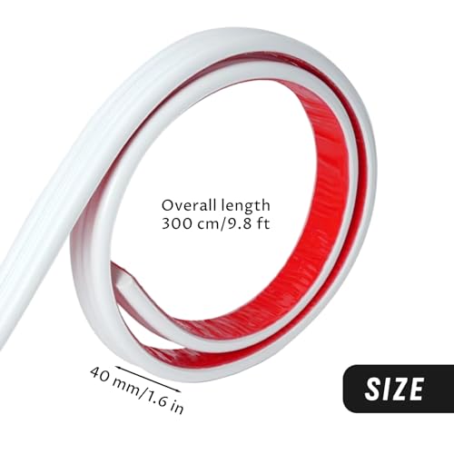 Moldura de pared flexible blanca autoadhesiva ideal para el cuarto infantil 8