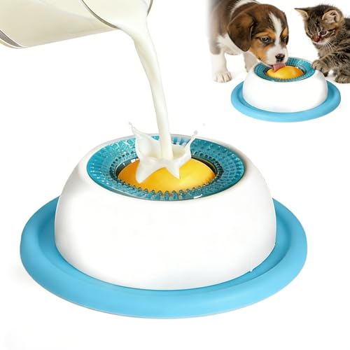 Jouet De Léchage De Chien, Sphère À Lécher Pour Chiens Et Chats, Dog Slow Feeder Lick Bowl, Bol De Léchage Pour Chien, Distributeur De Friandises Interactif, Animaux De Petite Et Moyenne Taille Chiens