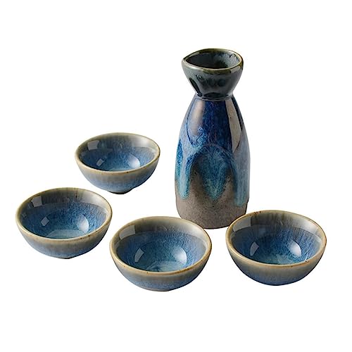 Juego de sake REVLIE de cerámica para disfrutar de cenas japonesas tradicionales en casa 2