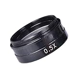 0.5X Stereo Microscope Auxiliary Barlow Lens Big Attachment Objective Lens