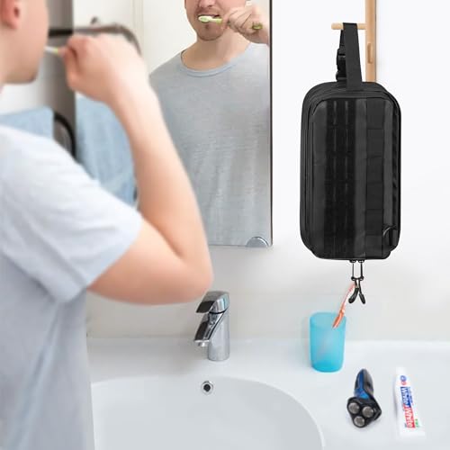 Trousse d'hygiène tactique à grande capacité avec compartiments de rasage - 7
