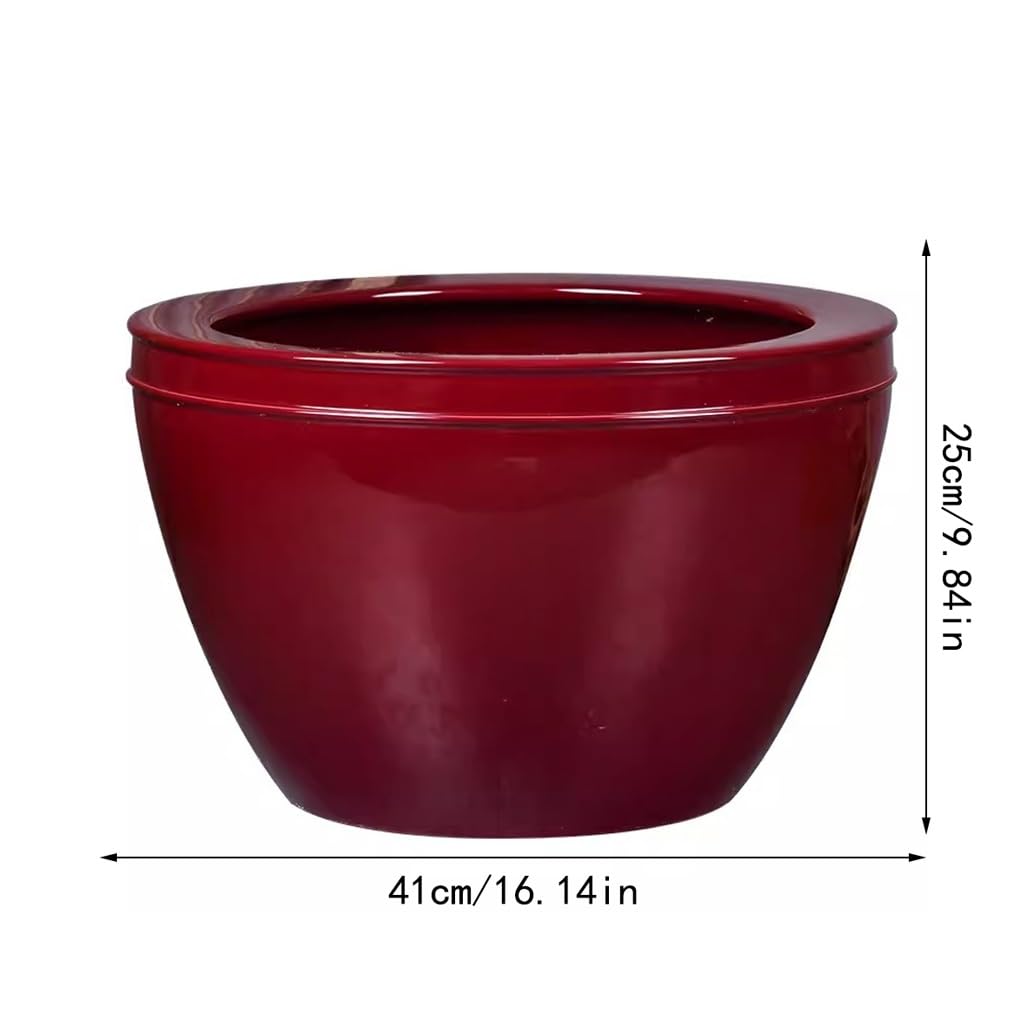 Tanque Peces Acuario Patio al Aire Libre, jardín, Lirio de Agua, Planta Loto, Lavabo, Sala Estar, Pasillo, decoración, pecera | 41cm