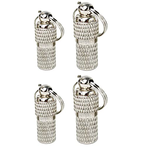 balacoo Statement Necklace 4Pcs Pet ID Tags Pet Address Tags Shape Cat ID Tags Animal Name Address Identification Tube Collar for Cat Dog Puppy Cat Collar